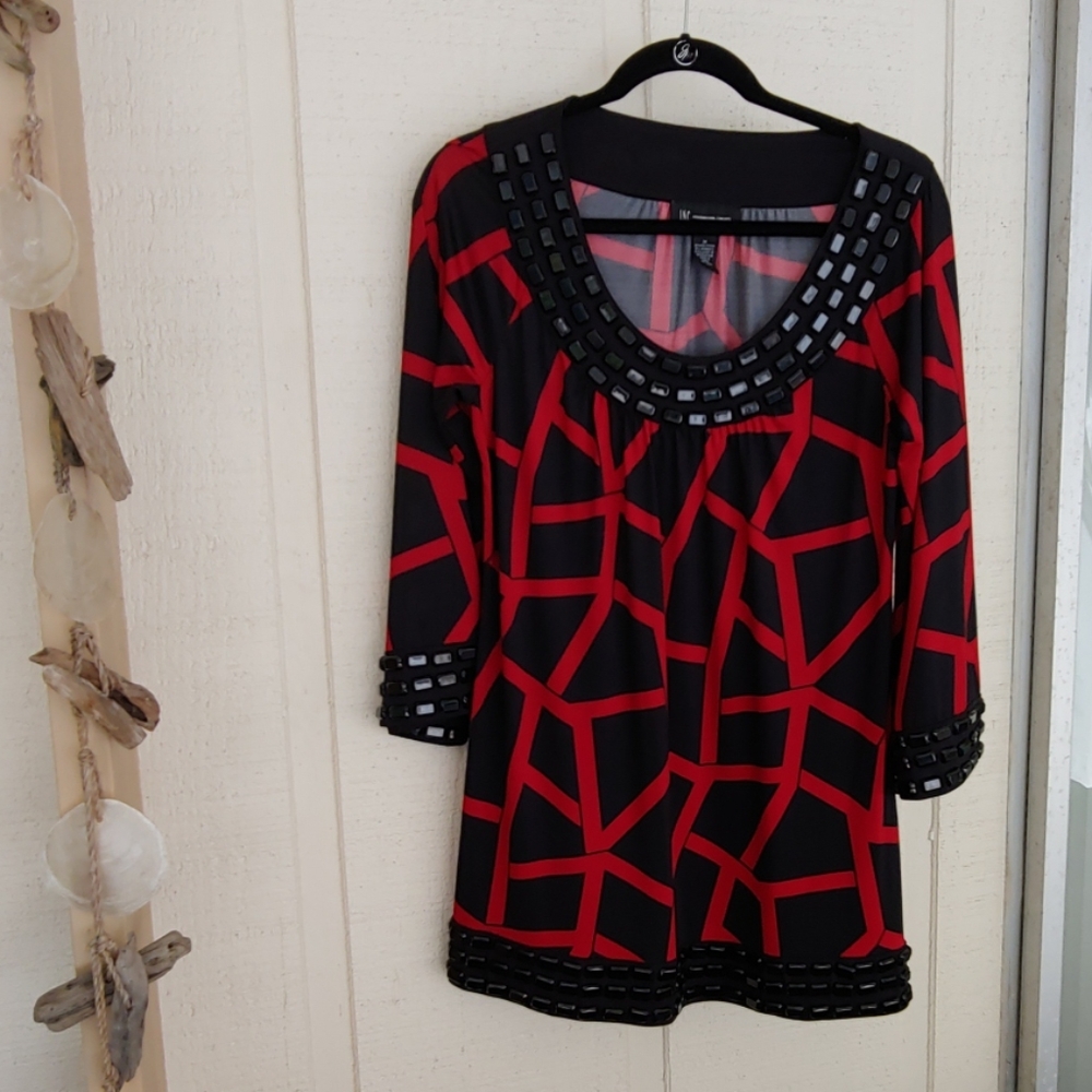 EUC INC Abstract Print Tunic